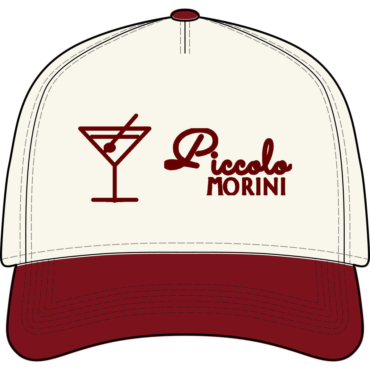 Two-Tone Martini Cap