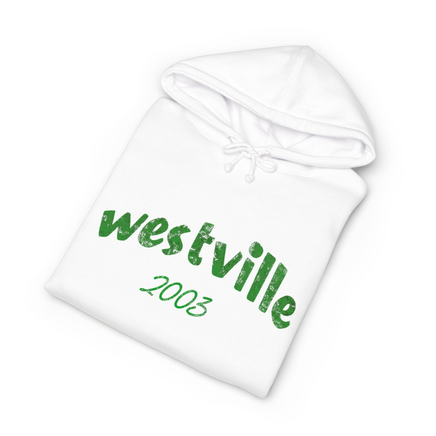 Westville 2003 Hoodie - Vintage Green Script Pullover