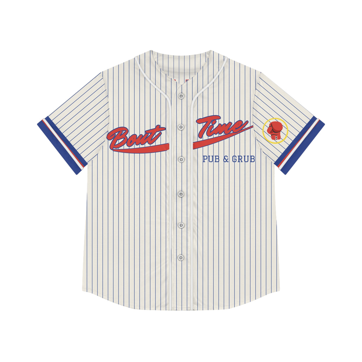 Women's Pinstripe Baseball Jersey