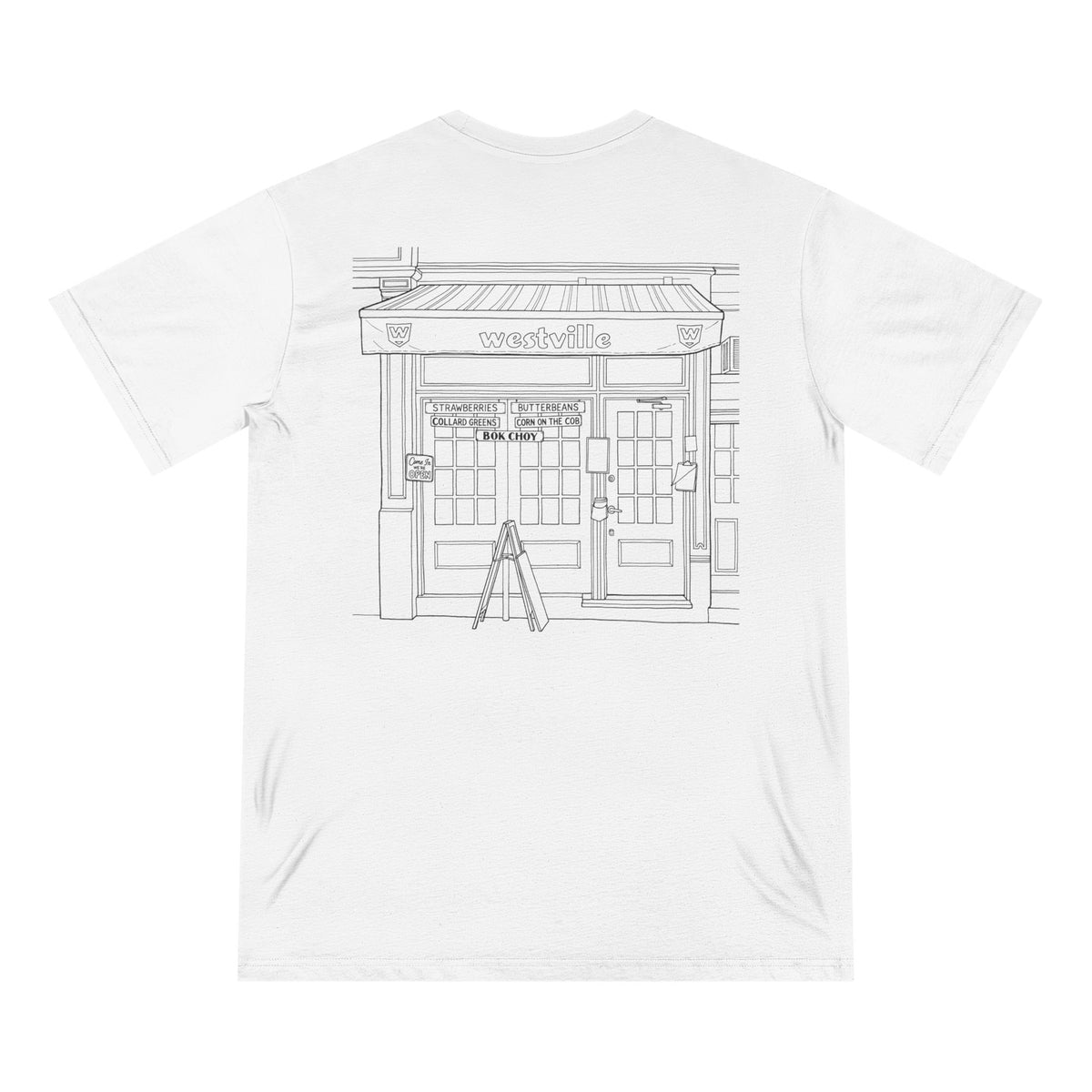 Storefront Tee, White