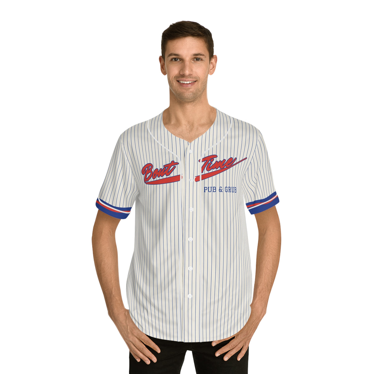 Pinstripe Baseball Jersey