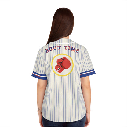 Women's Pinstripe Baseball Jersey