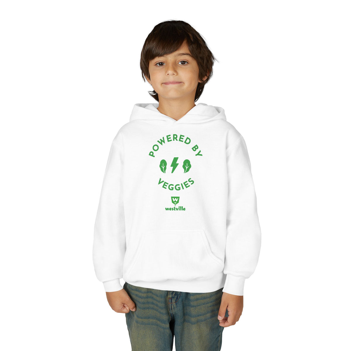 Kids Powered by Veggies Hoodie